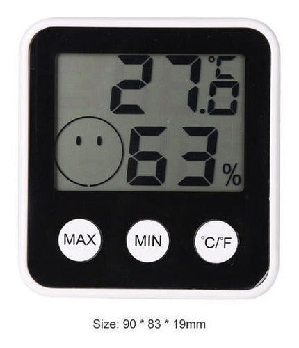 Higrómetro Digital Termómetro Humedad Ambiente Estado -cukin