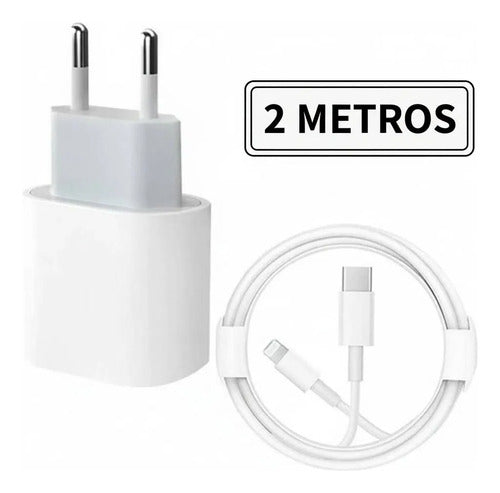 Carga Rapida 20w + Cable 2m Para Apple iPhone - Norplat Lightning