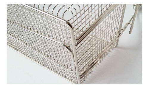 Canastillo Freidora Acero Inoxidable 20 X 25 X 14 Cm - Cukin