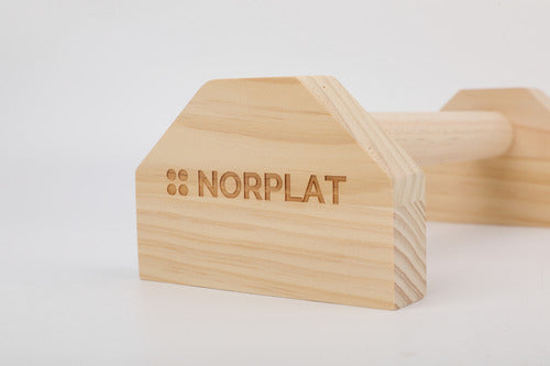 Mini Paralelas Madera Norplat - Calistenia Flexiones Fitness Madera