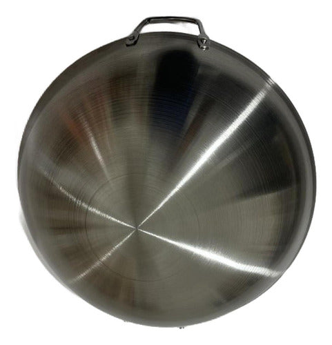 Wok 47 Cm Disco De Acero Inoxidable Para Cocimiento  Norplat