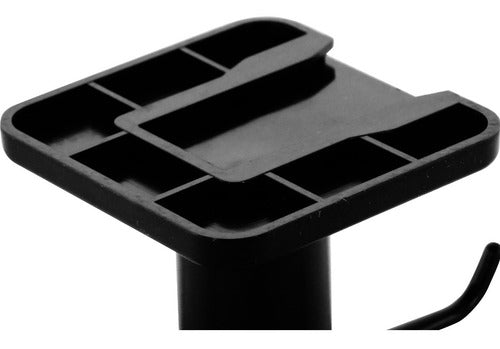 Ganchos De Cocina Giratorios De 360 Grados- Negro Transparente