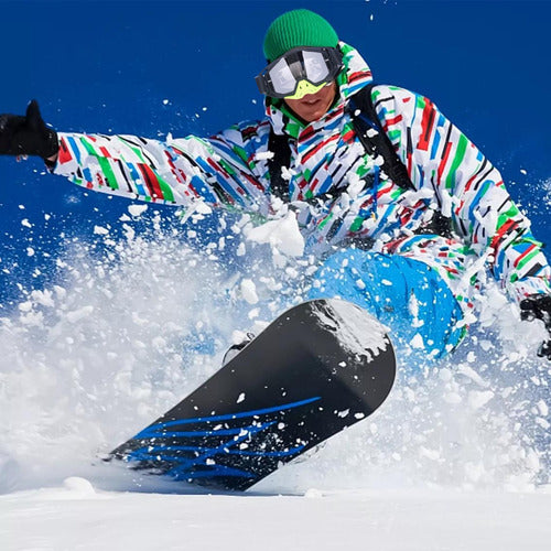 Antiparras Gafas Uv Motocross Scooter Moto Snowboard Norplat Verde Plateado Adulto