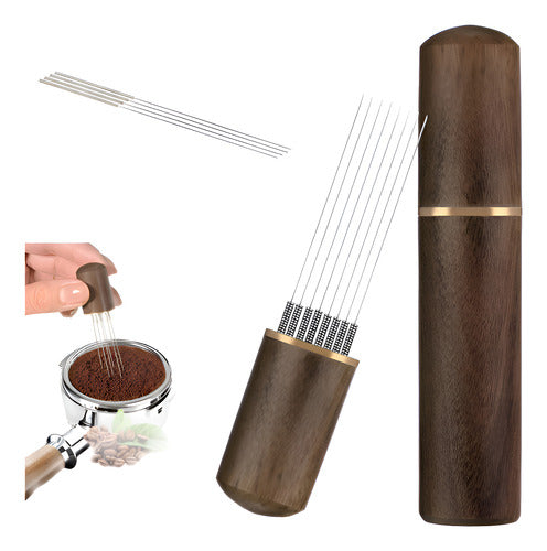 Wdt Norplat Herramienta Distribuidor Café Accesorio Barista - Marrón Oscuro