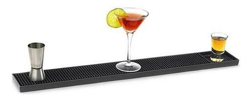 Bar Mat 60 X 8cm Escurridor Vaso Copas Barmat Goma - Norplat
