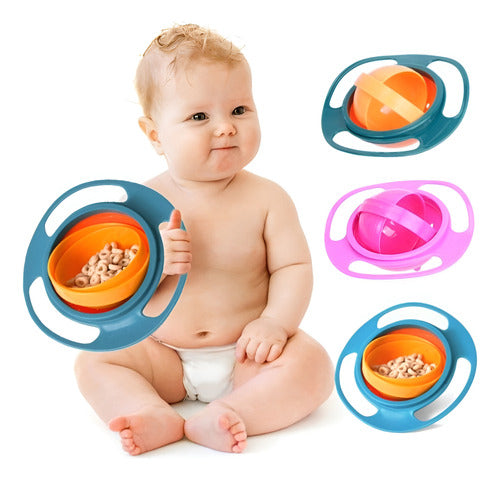 Plato Para Bebe Bowl Antiderrame Guagua Antivuelco - Norplat Verde Oscuro Lisa