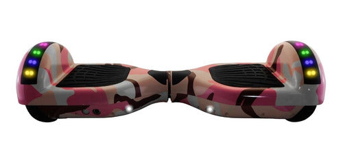 Patineta Smart Balance Speaker Bluetooth - Rebelde Eciclos Pink Camo (rosa)