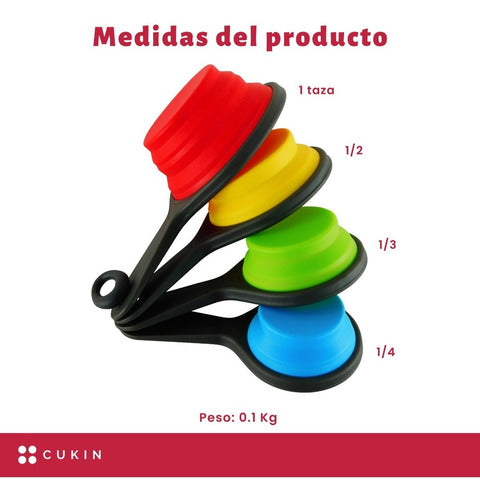 Set De 4 Medidores Para Cocina- Cukin