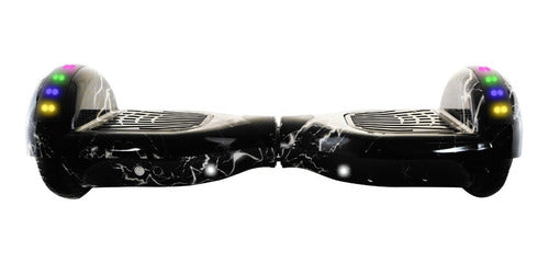 Patineta Smart Balance Speaker Bluetooth - Rebelde Eciclos Black Galaxy (negro)