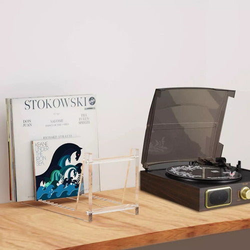 Organizador Acrilico Para 50 Discos Vinilo Libros - Norplat