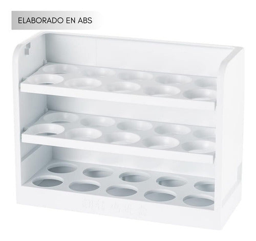 Organizador De 30 Huevos Caja Huevera Refrigerador - Norplat