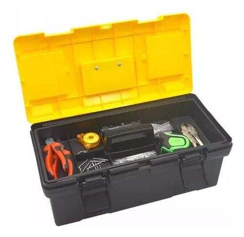 Caja Para Herramientas Premium Pro 42cm Tornillera - Norplat Negro