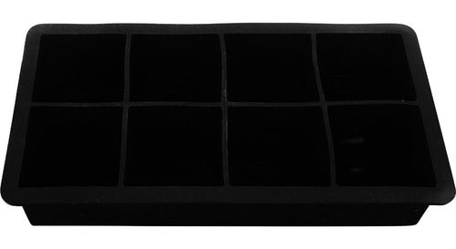 Cubetera Para 8 Cubos De Hielo De 5cm - Cukin Negro