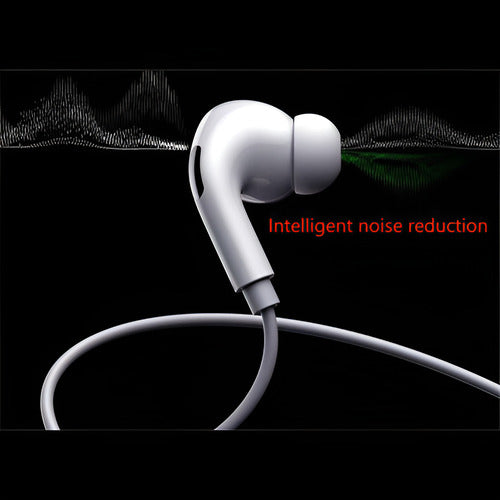 Audifonos Manos Libres Norplat Compatible Con iPhone 7 Al 14 Blanco