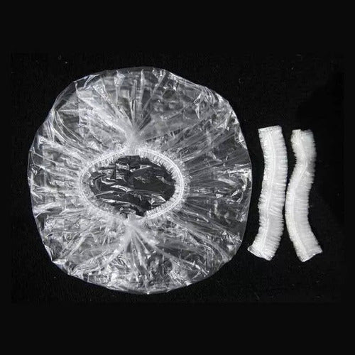 Gorro Desechable De Ducha Transparente (100 Unidades ) - Ome Transparente