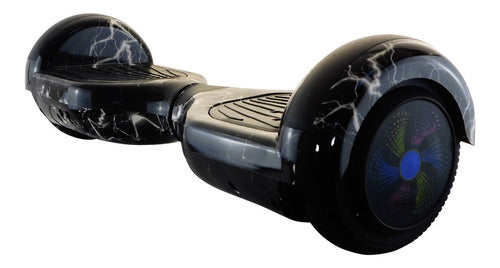 Hoverboard Eciclos Speaker Bluetooth Scooter Diseños Black Galaxy (negro)