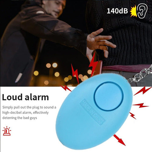 Norplat Pack 5 Alarmas Personales Llavero Defensa Personal Multicolor