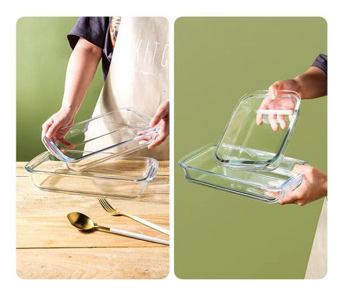 Pack De 2 Fuentes Rectangulares Pequeño Y Mediano - Norplat