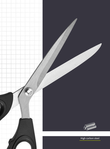 Tijeras Para Costura Acero #2cr13 Reforzada 23.3cm - Norplat Negro