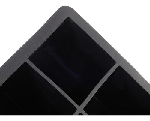 Molde De Silicona Para Cubos De Hielo 5cm - Cukin Negro