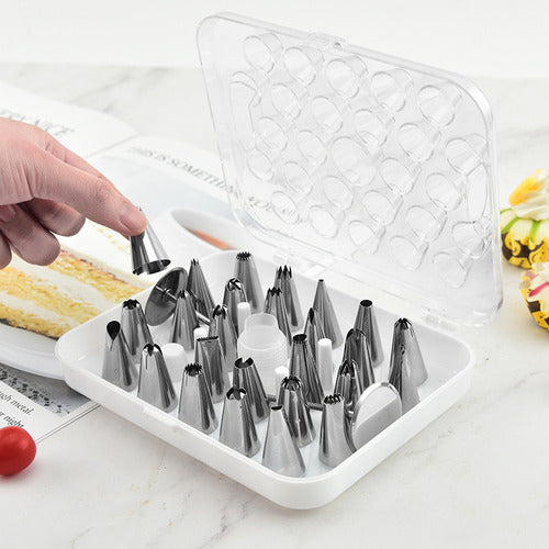 Set 26 Boquillas + Adaptador Manga Pastelera Repostería 26