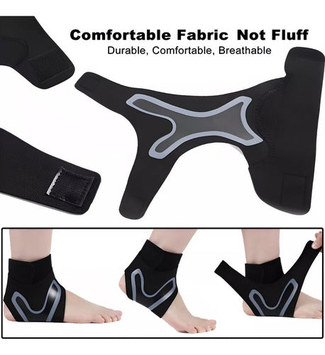 Tobillera X2 Estabilización Esguince Deportivo Transpirable M - Medio