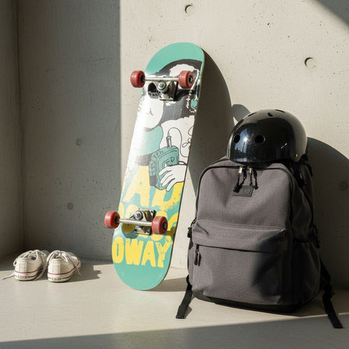 Tabla Skate Skateboard Madera Arce 7 Láminas 32'' - Norplat Mono A22