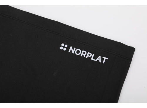 Cuello Elástico Bandana Respirable Uv400 Cortaviento Norplat Negro Standard
