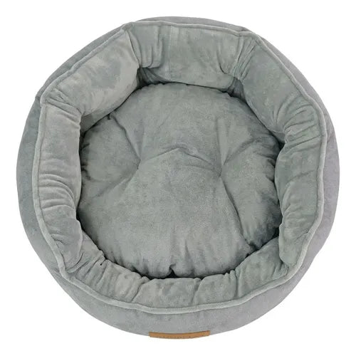 Cama Antiestres Norplat Perro Gato Con Cojín Reversible 60cm Gris Cama Antiestres Reversible