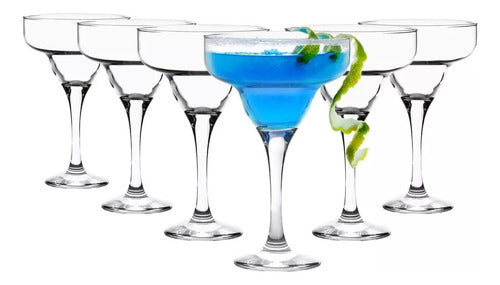 Copas Margarita Suspiro Coctel Copete 300cc X 6 Un - Cukin Transparente