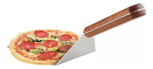 Espatula Para Plancha Churrasquera Pala Pizza Asado Norplat Plateado