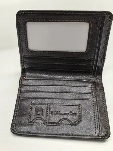 Billetera De Cuero Hombre Anti Rfid Anti Clonacion - Norplat Marrón Oscuro Liso