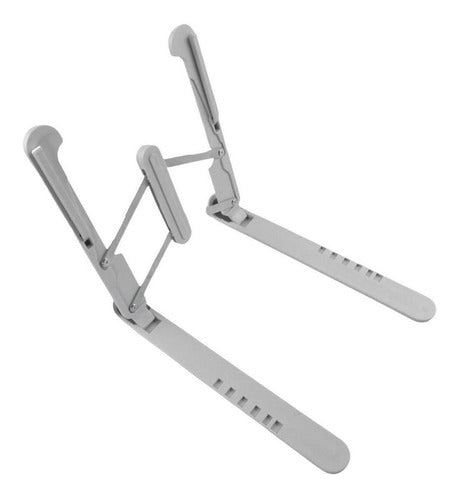 Soporte Para Notebook Plástico Gris