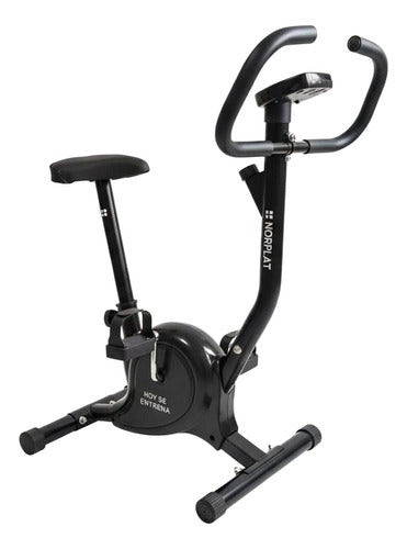 Bicicleta Estática Norplat Mujeres Fitness Spinning Gym Negro