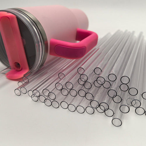 6 Bombillas Plastica Reutilizable Compatible Stanley Norplat