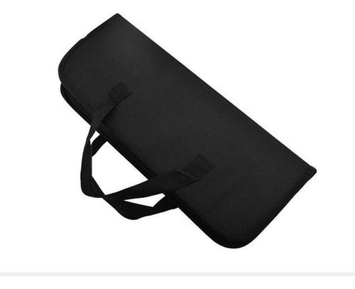 Set Parrillero 20 Piezas De Acero Inoxidable + Bolso Norplat Plateado