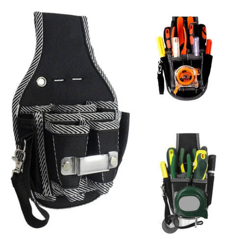 Bolsa Herramientas Eléctrica Colgar Cintura Coleto - Norplat Negro