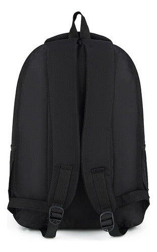 Mochila Hombre Norplat 35l Impermeable Urbano Porta Notebook Negro Liso