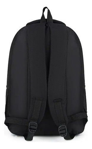 Mochila Hombre Norplat 35l Impermeable Urbano Porta Notebook Negro Liso