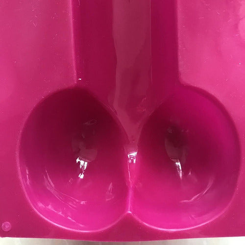 Molde De Silicona Pene Grande Cotillon Despedida Solteras Fucsia