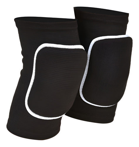 Rodilleras Deportivas Voleibol Volleyball Acolchadas Voley Color Negro Talla Xs Negro Xs