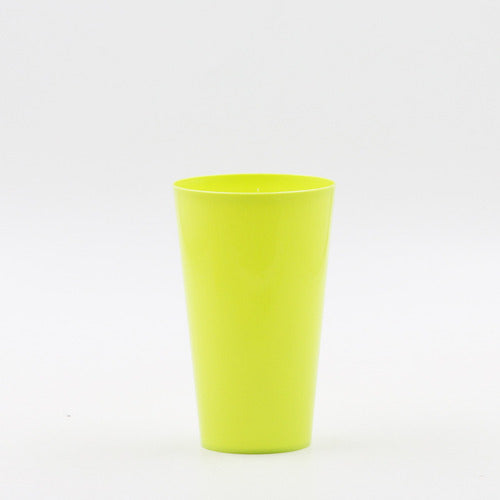 Pack 20 Vasos Plasticos Reutilizables Colores Fluor Norplat Rojo