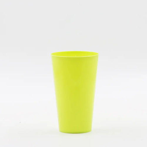 Pack 20 Vasos Plasticos Reutilizables Colores Fluor Norplat Rojo