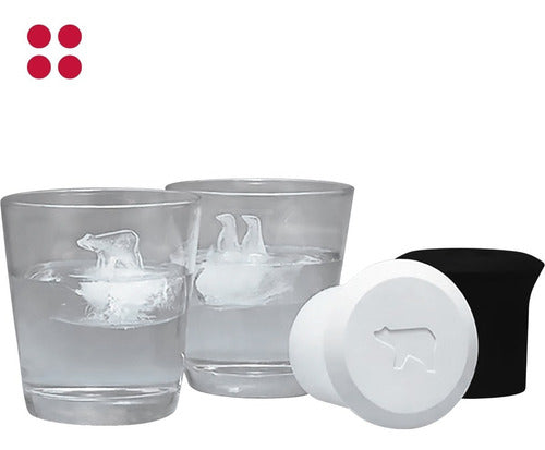 Molde De Silicona Para Oso Polar Y Pingüino De Hielo - Cukin Blanco