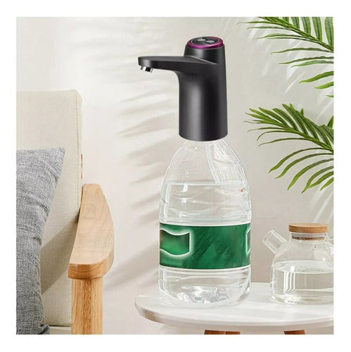 Dispensador De Agua Eléctrico Bomba Portátil Usb - Cukin Negro