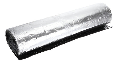 Lamina Goma Aislante 10mm Sonido Termico Puertas - Norplat Plateado