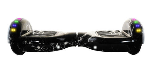 Hoverboard Eciclos Speaker Bluetooth Scooter Diseños Black Galaxy (negro)