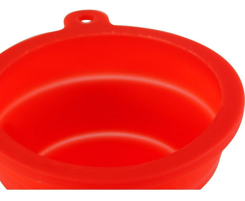 Embudo De Silicona Para Llenar Botellas - Cukin Rojo