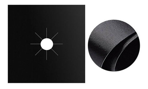 Pack 4 Protector De Cocina Reutilizable Lavable - Cukin Negro