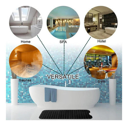 Goma Antideslizante Tina Ducha Bañera Cepillo 39×100 Norplat Verde